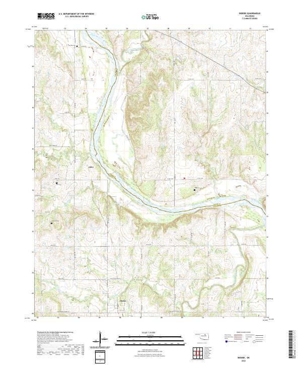 Skedee 2022 topographic map thumbnail