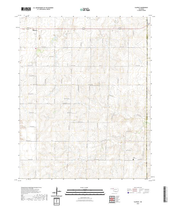 Slapout 2022 topographic map thumbnail