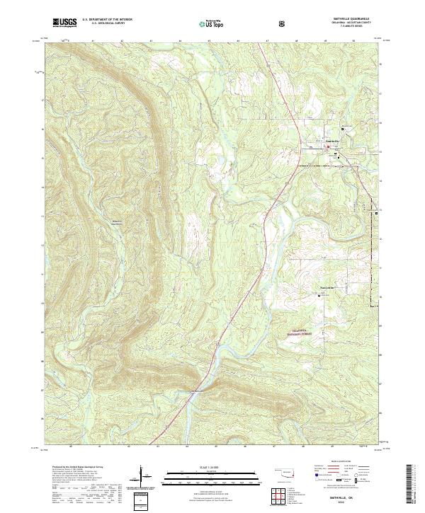 Smithville 2022 topographic map thumbnail