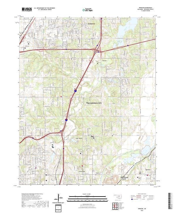 Spencer 2022 topographic map thumbnail