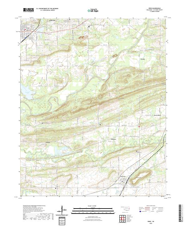 Spiro 2022 topographic map thumbnail
