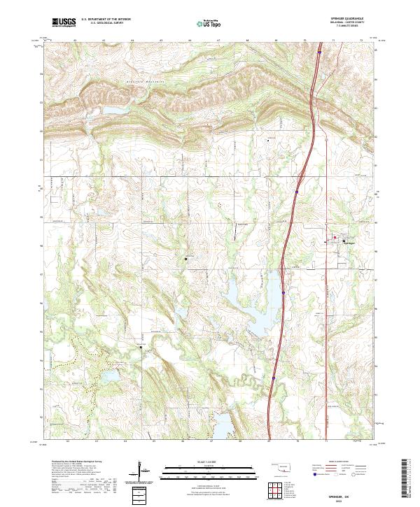Springer 2022 topographic map thumbnail