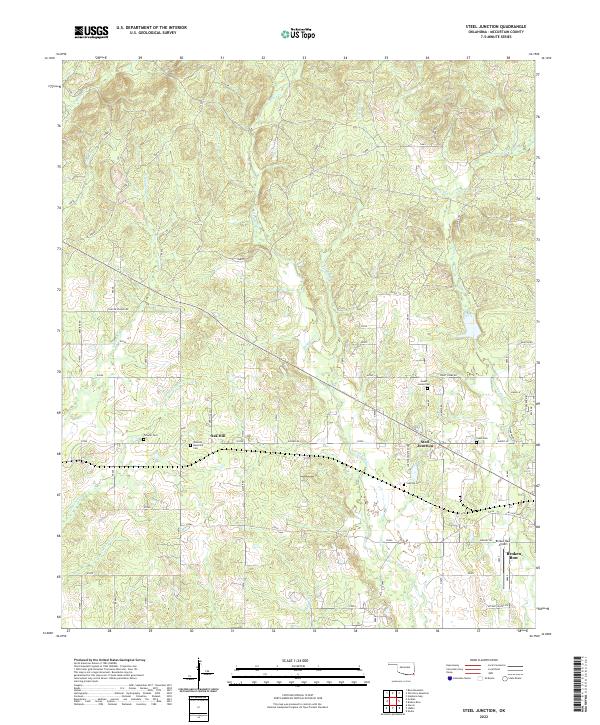 Steel Junction 2022 topographic map thumbnail
