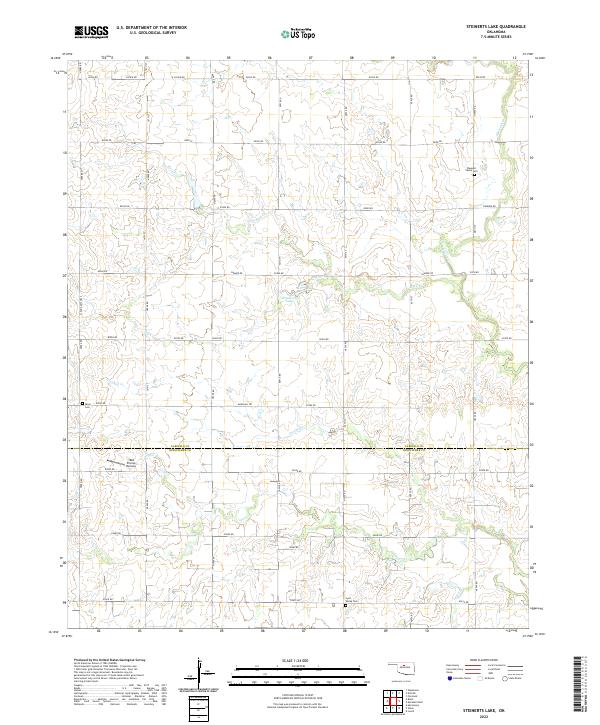 Steinerts Lake topographic map thumbnail