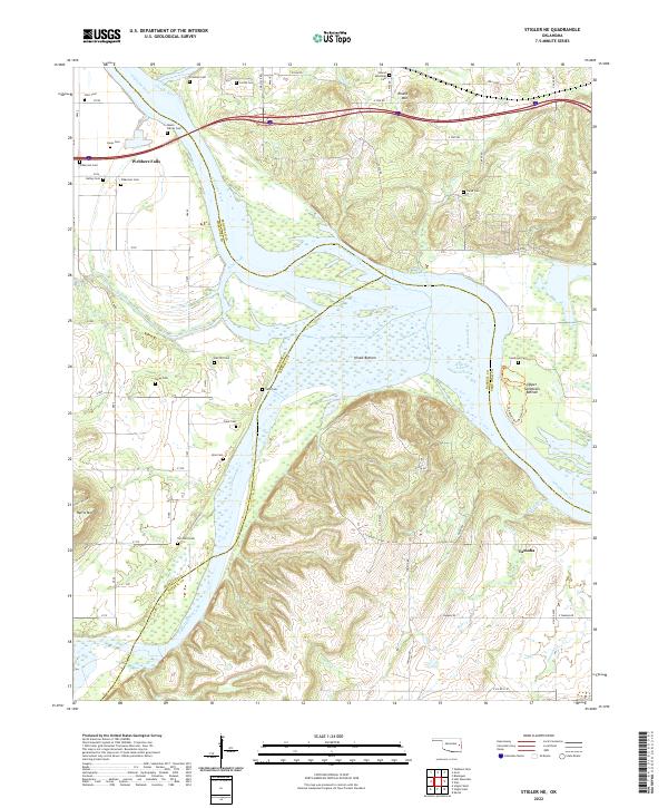 Stigler NE 2022 topographic map thumbnail