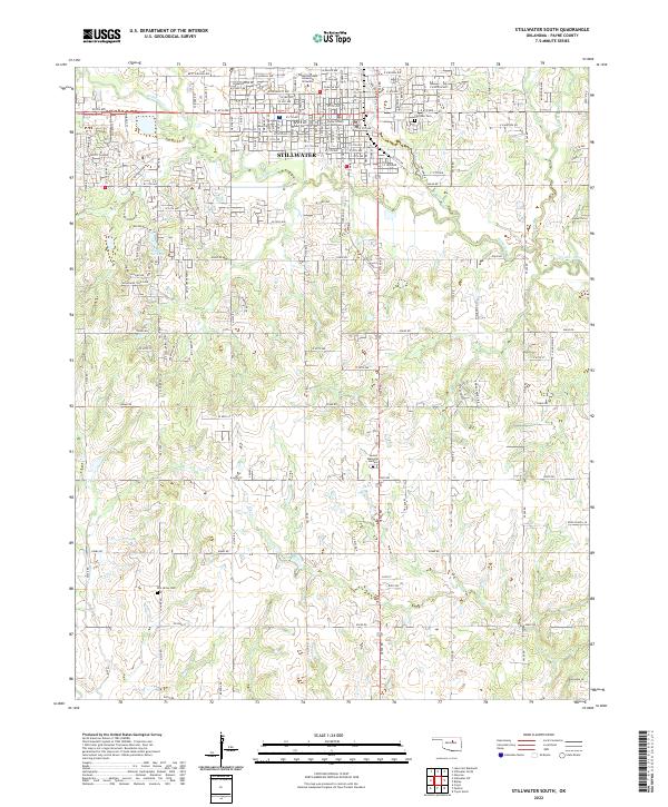 Stillwater South topographic map thumbnail