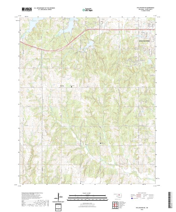 Stillwater SW 2022 topographic map thumbnail