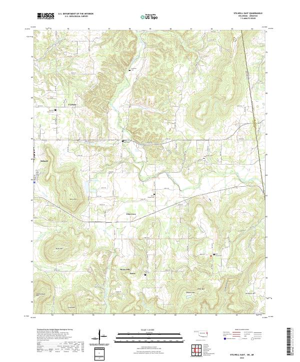 Stilwell East topographic map thumbnail