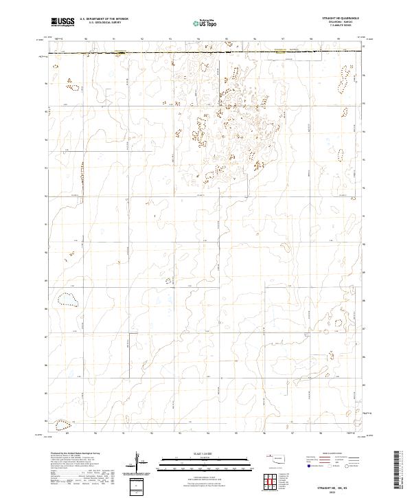 Straight NE 2022 topographic map thumbnail