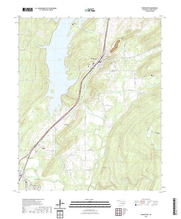 Stringtown 2022 topographic map thumbnail