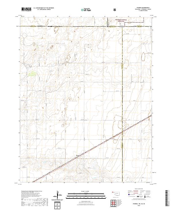 Sturgis 2022 topographic map thumbnail