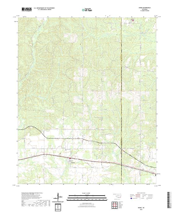 Swink 2022 topographic map thumbnail