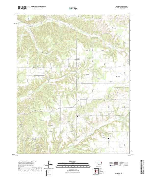 Sycamore 2022 topographic map thumbnail