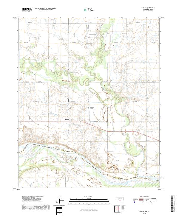 Taylor 2022 topographic map thumbnail