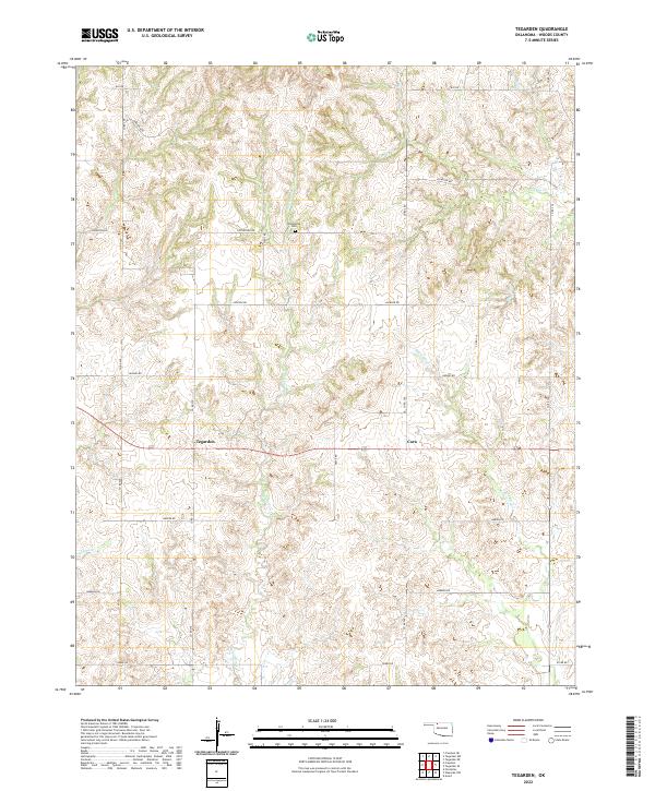 Tegarden topographic map thumbnail