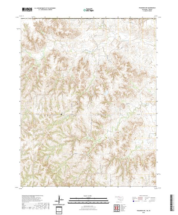 Tegarden NW topographic map thumbnail