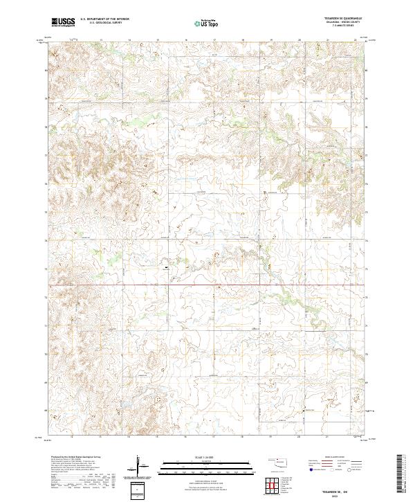 Tegarden SE 2022 topographic map thumbnail