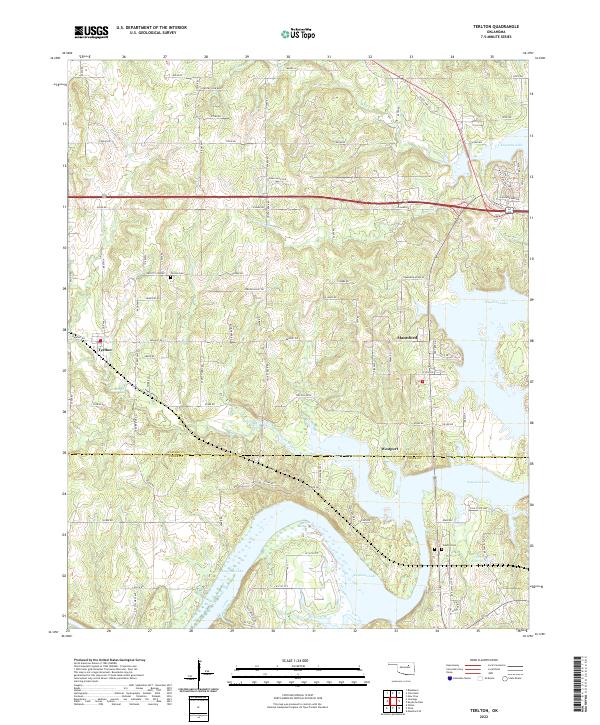 Terlton topographic map thumbnail