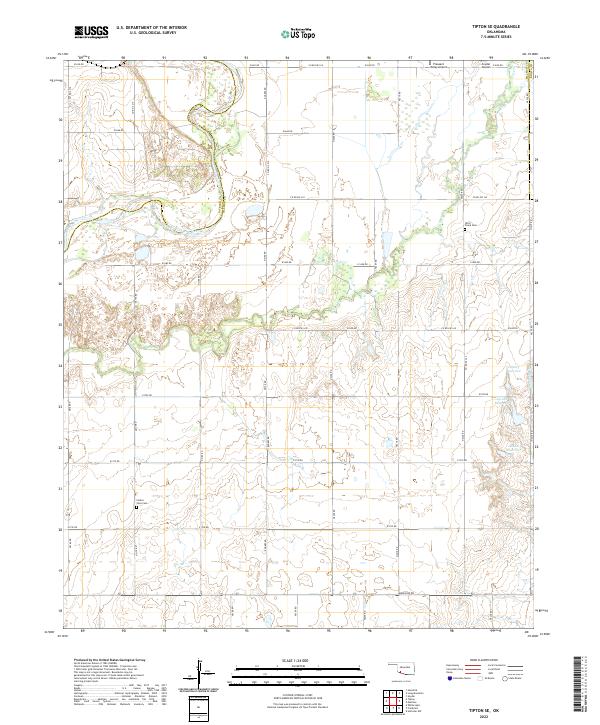 Tipton SE 2022 topographic map thumbnail