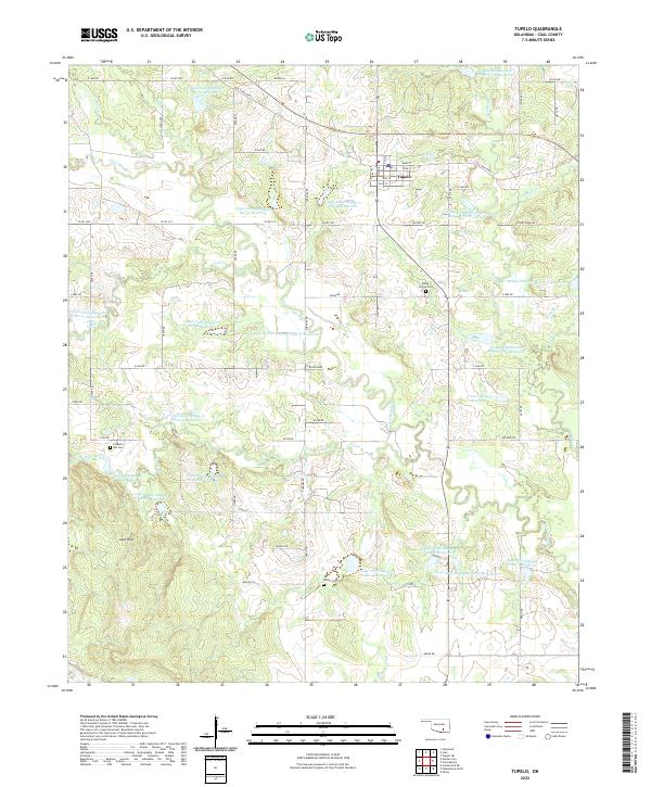 Tupelo 2022 topographic map thumbnail