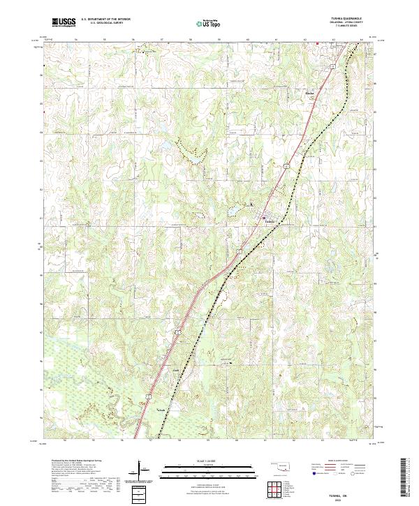 Tushka 2022 topographic map thumbnail