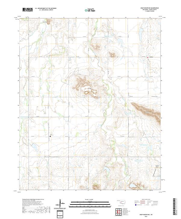 Unap Mountain topographic map thumbnail