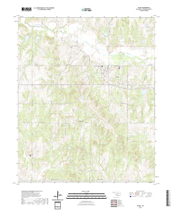 Velma 2022 topographic map thumbnail