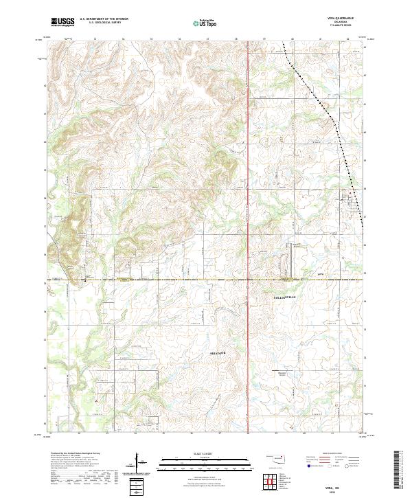Vera 2022 topographic map thumbnail