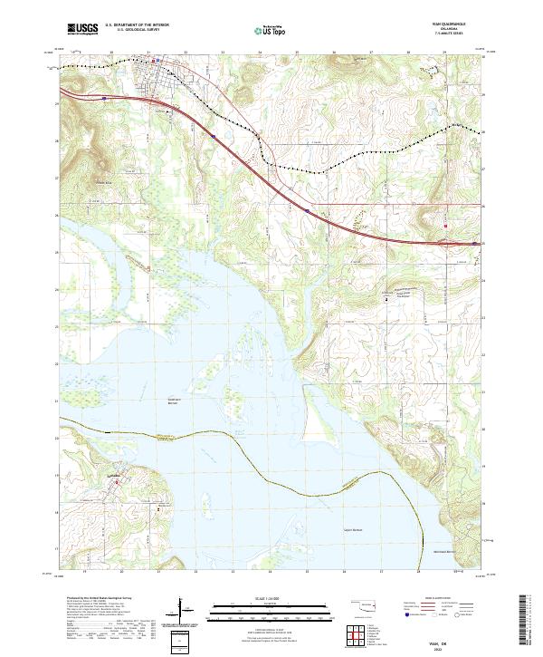 Vian 2022 topographic map thumbnail