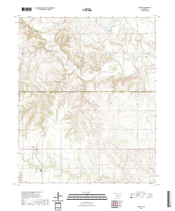 Vinson 2022 topographic map thumbnail