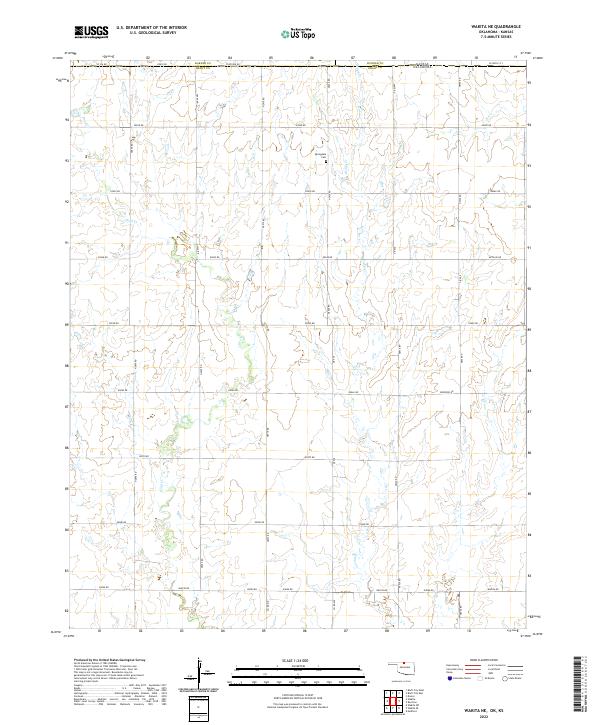 Wakita NE topographic map thumbnail