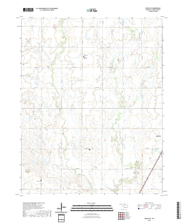 Wakita SE topographic map thumbnail