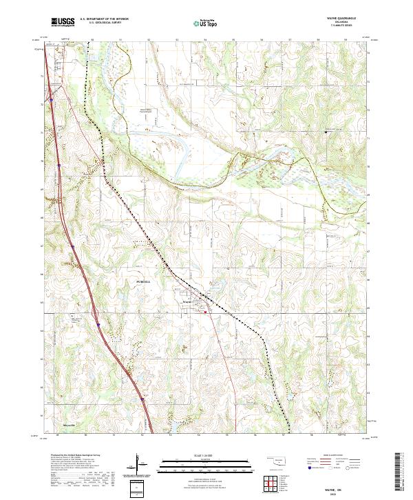 Wayne 2022 topographic map thumbnail