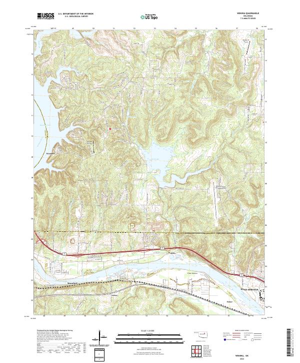 Wekiwa 2022 topographic map thumbnail
