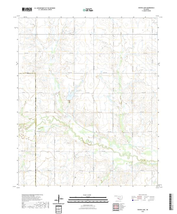 Whites Lake 2022 topographic map thumbnail