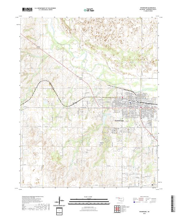 Woodward 2022 topographic map thumbnail