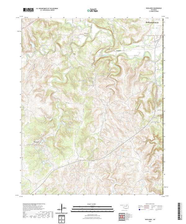 Woolaroc 2022 topographic map thumbnail