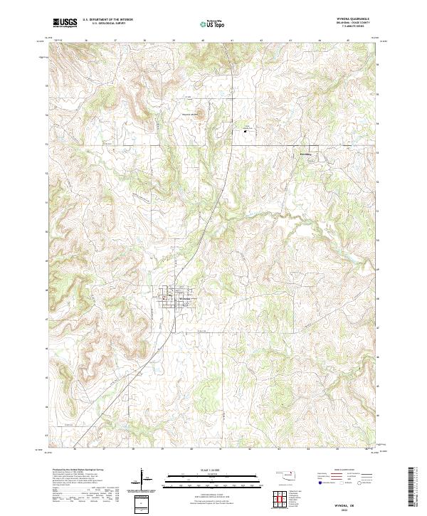 Wynona 2022 topographic map thumbnail