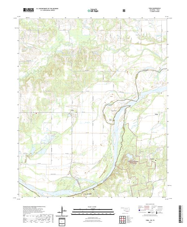 Yuba 2022 topographic map thumbnail