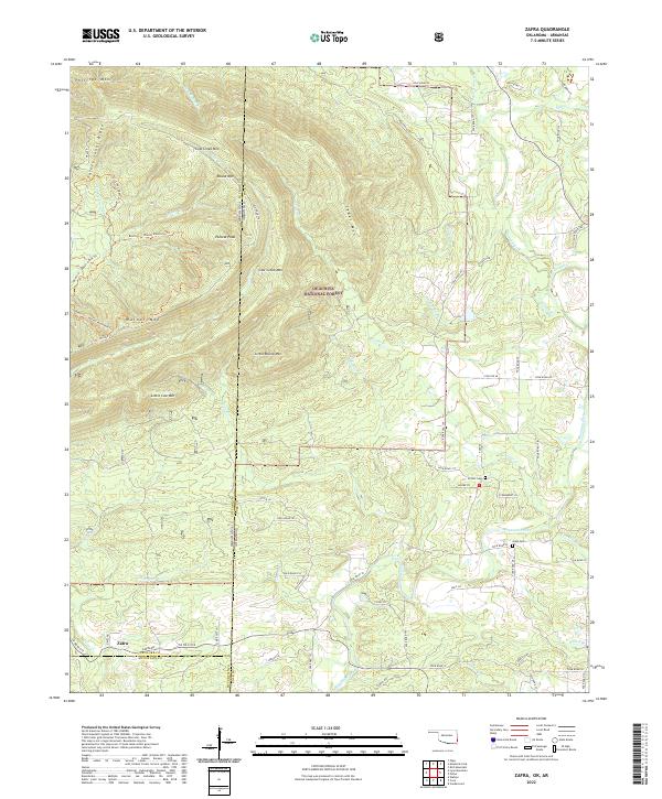 Zafra 2022 topographic map thumbnail