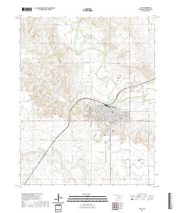 Alva topographic map thumbnail