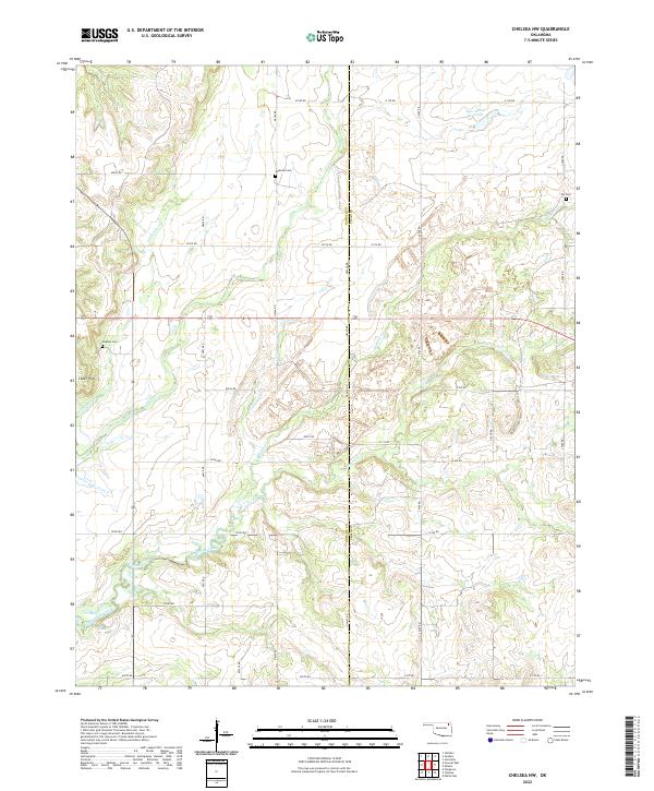 Chelsea NW topographic map thumbnail