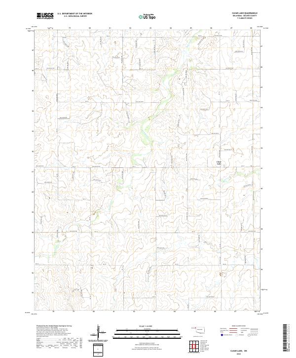 Clear Lake topographic map thumbnail