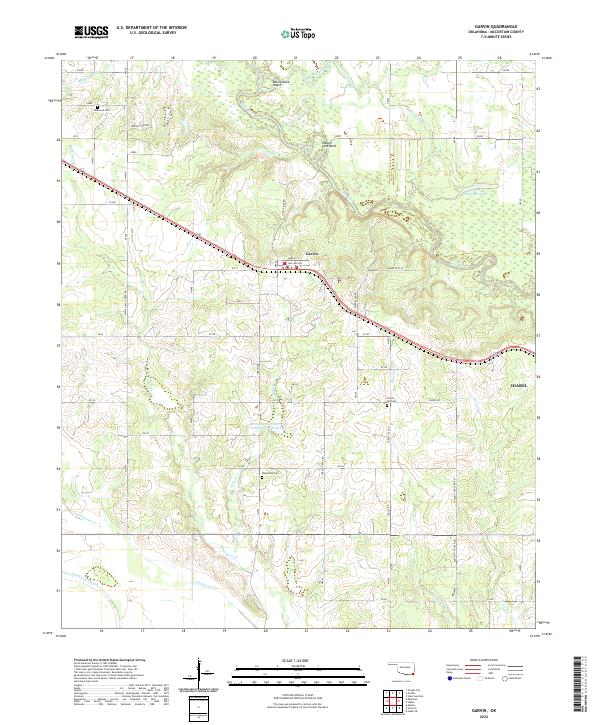 Garvin topographic map thumbnail