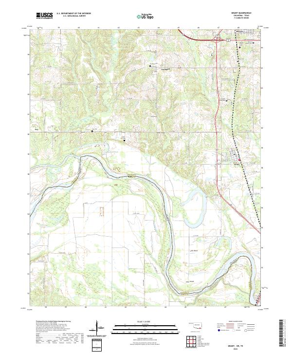 Grant topographic map thumbnail
