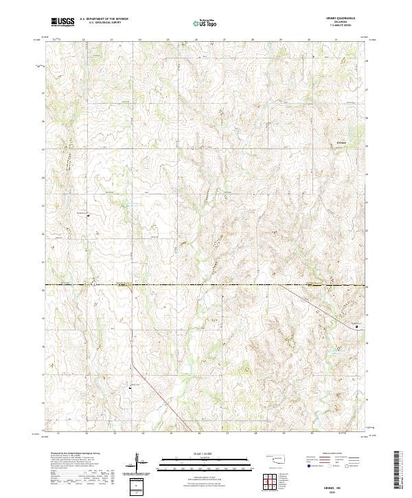 Grimes topographic map thumbnail