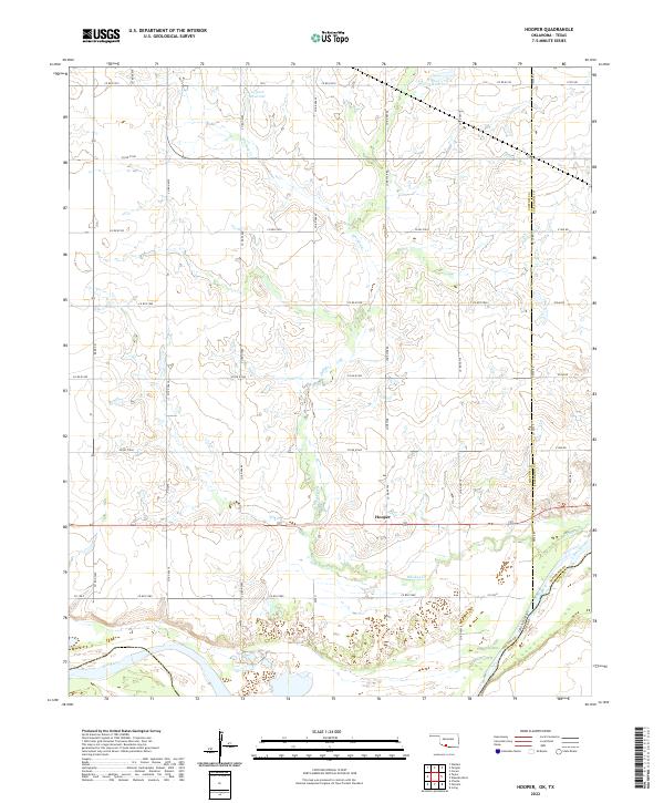 Hooper topographic map thumbnail