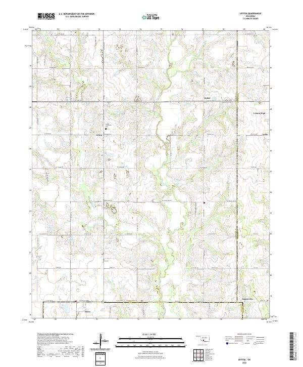 Letitia topographic map thumbnail