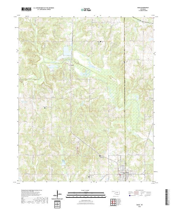 Maud topographic map thumbnail