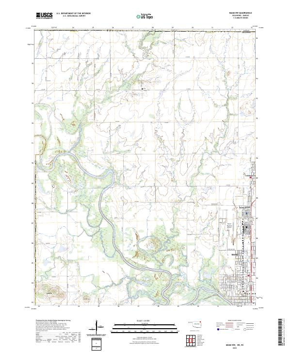 Miami NW topographic map thumbnail